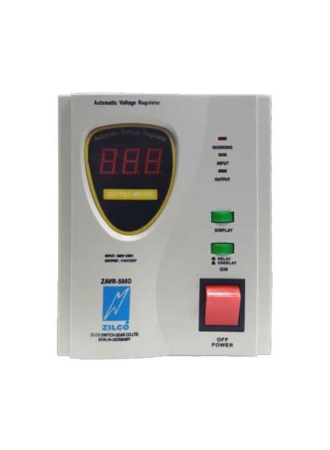 Zilco ZAVR-500D 500W Automatic Voltage Regulator (AVR-D) – ZILCO | Premium Switchgear & Voltage Stabilizer for Home & Industrial Use - Image 4